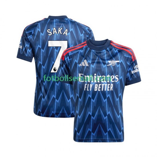 Matchtröjor Arsenal Bukayo Saka 7 2025-2026 Kortärmad till Herr (2:a ställ)
