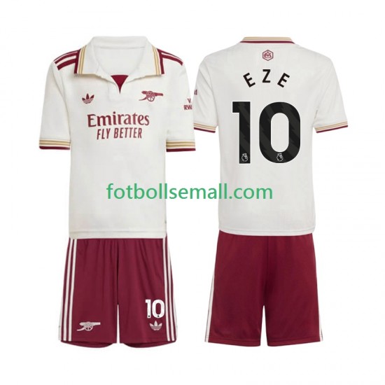 Matchtröjor Arsenal Eberechi Eze 10 2025-2026 Kortärmad till Barn (3:e ställ)