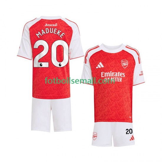 Matchtröjor Arsenal Noni Madueke 20 2025-2026 Kortärmad till Barn (1:a ställ)