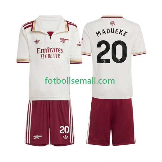 Matchtröjor Arsenal Noni Madueke 20 2025-2026 Kortärmad till Barn (3:e ställ)