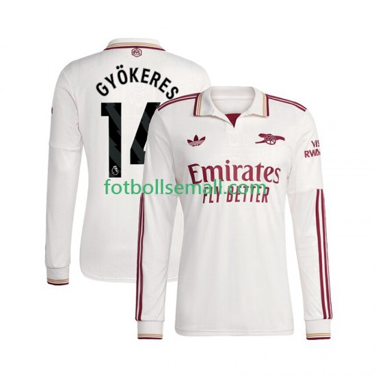 Matchtröjor Arsenal Viktor Gyokeres 14 2025-2026 Långärmad till Herr (3:e ställ)