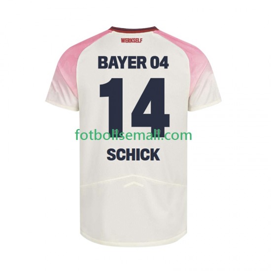 Matchtröjor Bayer 04 Leverkusen Patrik Schick 14 2025-2026 Kortärmad till Herr (2:a ställ)