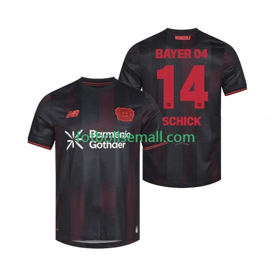 Matchtröjor Bayer 04 Leverkusen Patrik Schick 14 2025-2026 Kortärmad till Herr (1:a ställ)