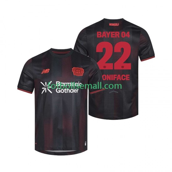 Matchtröjor Bayer 04 Leverkusen Victor Boniface 22 2025-2026 Kortärmad till Herr (1:a ställ)
