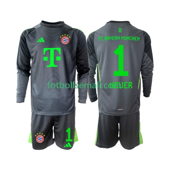 Matchtröjor FC Bayern München Målvaktströja Neuer 1 2025-2026 Långärmad till Barn (2:a ställ)