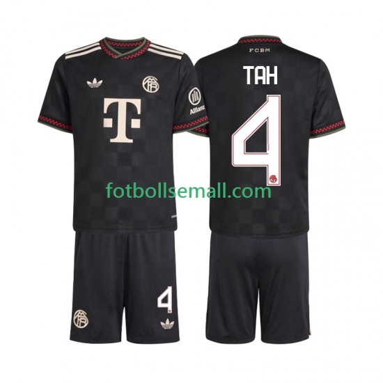 Matchtröjor FC Bayern München Jonathan Tah 4 2025-2026 Kortärmad till Barn (3:e ställ)