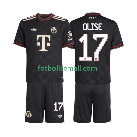 Matchtröjor FC Bayern München Michael Olise 17 2025-2026 Kortärmad till Barn (3:e ställ)