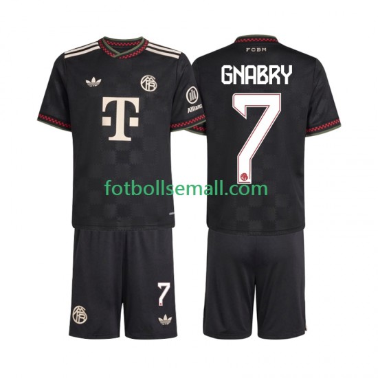 Matchtröjor FC Bayern München Serge Gnabry 7 2025-2026 Kortärmad till Barn (3:e ställ)
