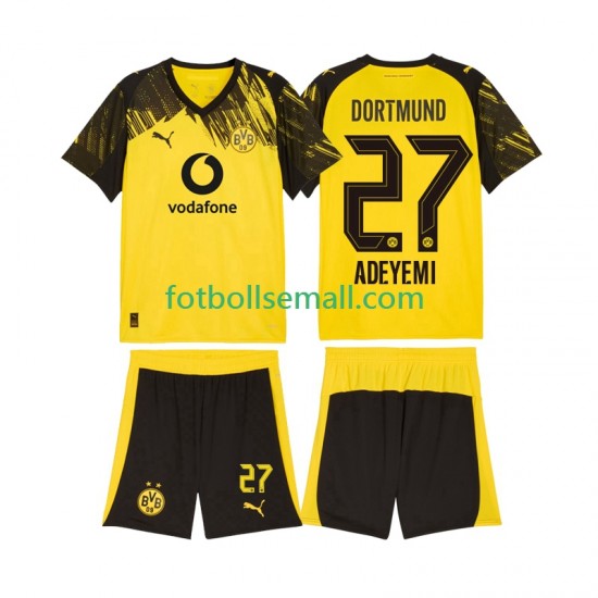 Matchtröjor Borussia Dortmund Karim Adeyemi 27 2025-2026 Kortärmad till Barn (1:a ställ)