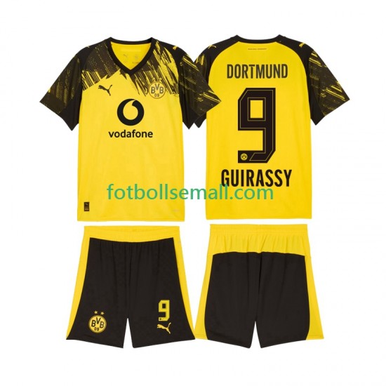 Matchtröjor Borussia Dortmund Serhou Guirassy 9 2025-2026 Kortärmad till Barn (1:a ställ)