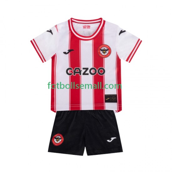 Matchtröjor Brentford 2025-2026 Kortärmad till Barn (1:a ställ)
