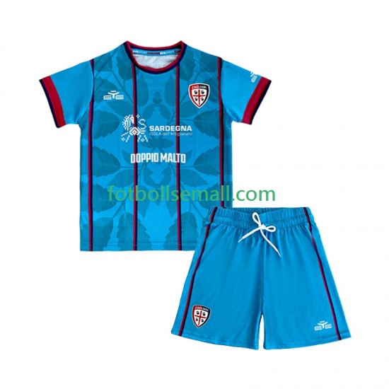 Matchtröjor Cagliari 2025-2026 Kortärmad till Barn (3:e ställ)