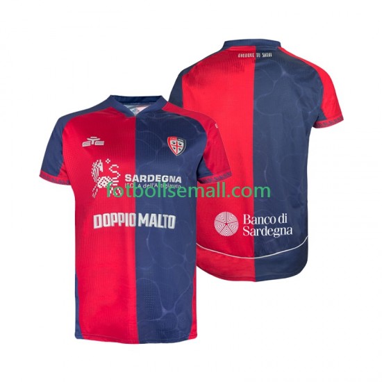 Matchtröjor Cagliari 2025-2026 Kortärmad till Herr (1:a ställ)