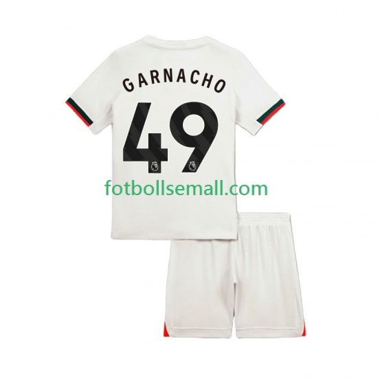 Matchtröjor Chelsea Alejandro Garnacho 49 2025-2026 Kortärmad till Barn (2:a ställ)