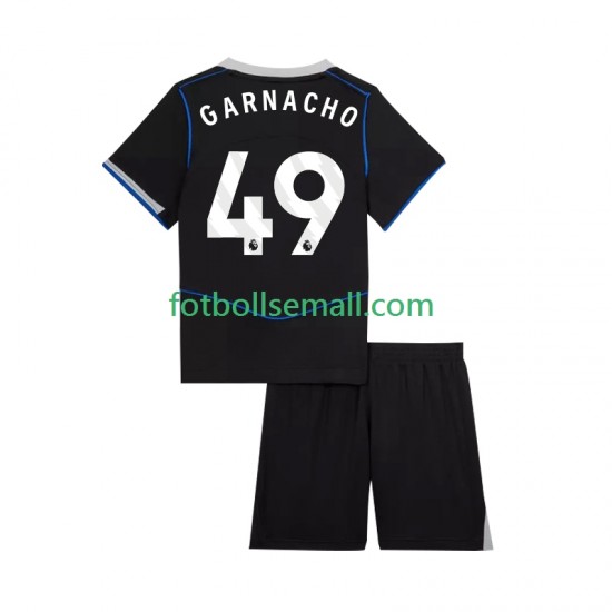 Matchtröjor Chelsea Alejandro Garnacho 49 2025-2026 Kortärmad till Barn (3:e ställ)