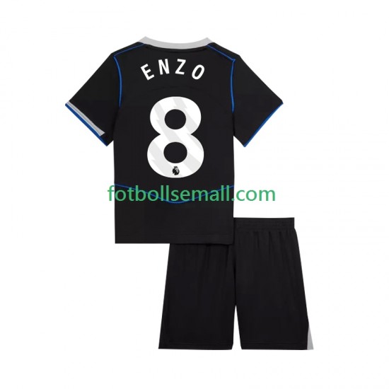Matchtröjor Chelsea Enzo Fernandez 8 2025-2026 Kortärmad till Barn (3:e ställ)