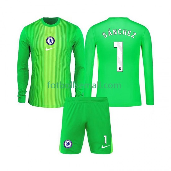 Matchtröjor Chelsea Målvaktströja Robert Sanchez 1 2025-2026 Långärmad till Barn (2:a ställ)