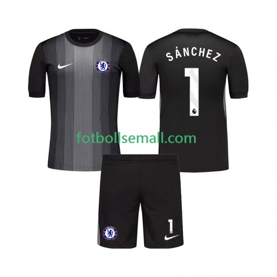 Matchtröjor Chelsea Målvaktströja Robert Sanchez 1 2025-2026 Kortärmad till Barn (1:a ställ)