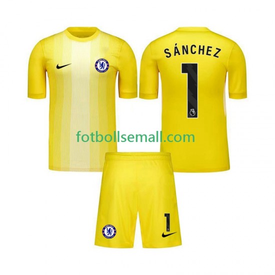 Matchtröjor Chelsea Målvaktströja Robert Sanchez 1 2025-2026 Kortärmad till Barn (3:e ställ)