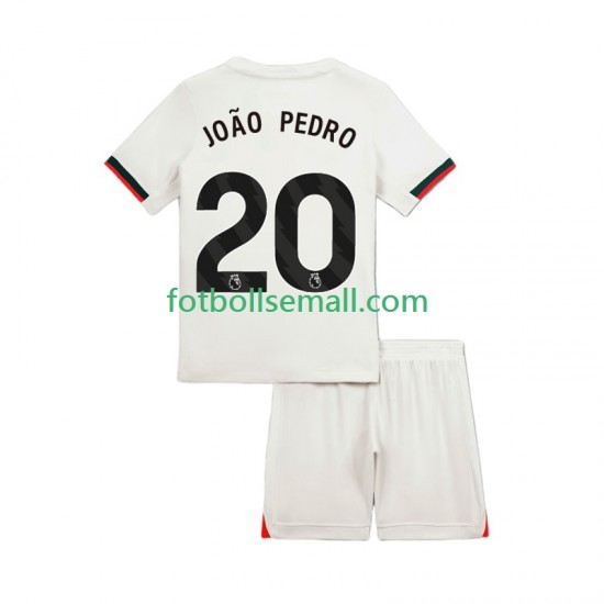 Matchtröjor Chelsea Joao Pedro 20 2025-2026 Kortärmad till Barn (2:a ställ)