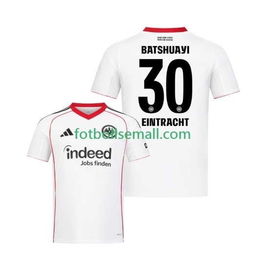 Matchtröjor Eintracht Frankfurt Michy Batshuayi 30 2025-2026 Kortärmad till Herr (2:a ställ)