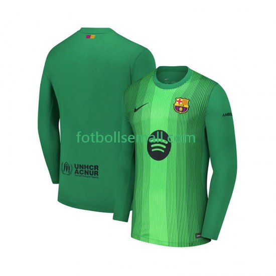 Matchtröjor FC Barcelona Målvaktströja 2025-2026 Långärmad till Herr (1:a ställ)