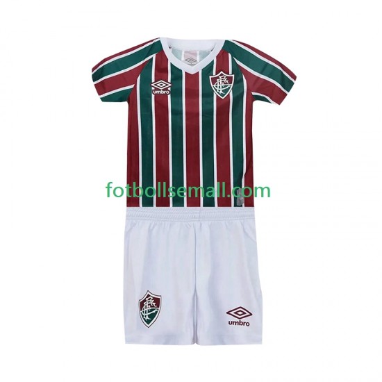 Matchtröjor Fluminense 2025-2026 Kortärmad till Barn (1:a ställ)