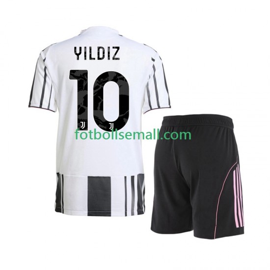Matchtröjor Juventus Kenan Yildiz 10 2025-2026 Kortärmad till Barn (1:a ställ)