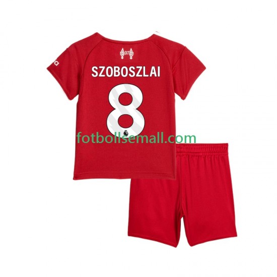 Matchtröjor Liverpool Dominik Szoboszlai 8 2025-2026 Kortärmad till Barn (1:a ställ)