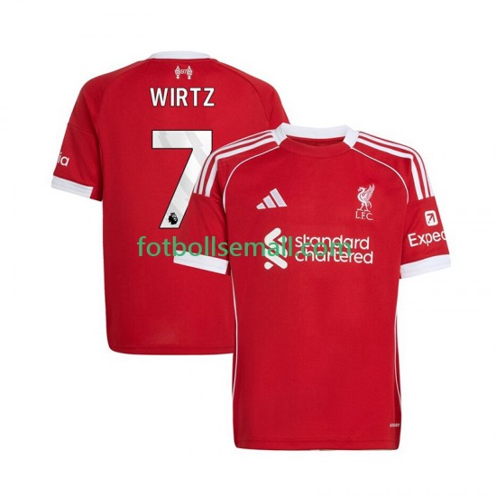 Matchtröjor Liverpool Florian Wirtz 7 2025-2026 Kortärmad till Herr (1:a ställ)