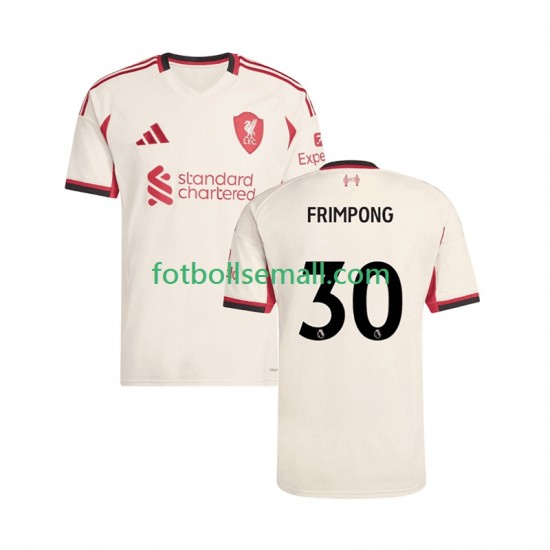 Matchtröjor Liverpool Jeremie Frimpong 30 2025-2026 Kortärmad till Herr (2:a ställ)