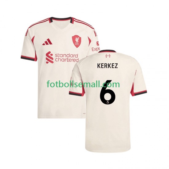 Matchtröjor Liverpool Milos Kerkez 6 2025-2026 Kortärmad till Herr (2:a ställ)