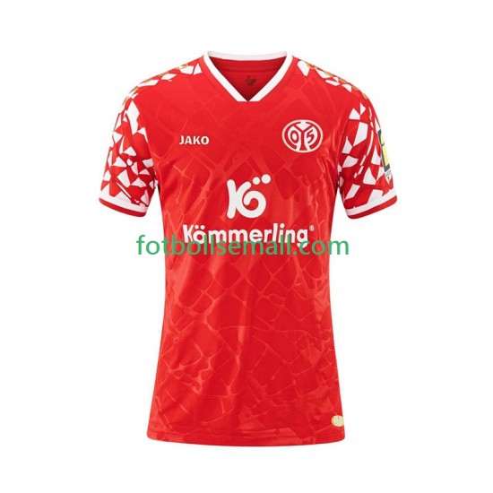 Matchtröjor Mainz 05 2025-2026 Kortärmad till Herr (1:a ställ)