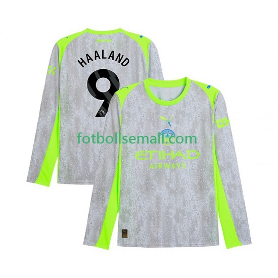 Matchtröjor Manchester City Erling Haaland 9 2025-2026 Långärmad till Herr (3:e ställ)