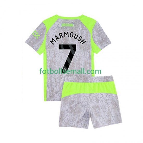 Matchtröjor Manchester City Omar Marmoush 7 2025-2026 Kortärmad till Barn (3:e ställ)