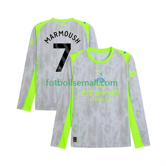 Matchtröjor Manchester City Omar Marmoush 7 2025-2026 Långärmad till Herr (3:e ställ)