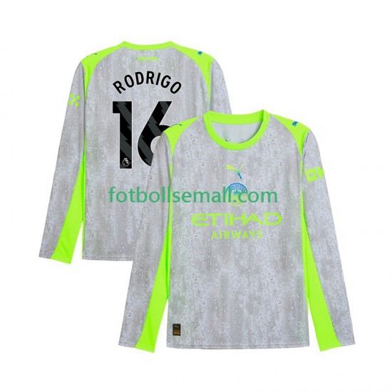 Matchtröjor Manchester City Rodrigo Hernandez 16 2025-2026 Långärmad till Herr (3:e ställ)