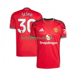 Matchtröjor Manchester United Benjamin Sesko 30 2025-2026 Kortärmad till Herr (1:a ställ) Matchtröjor Manchester United Benjamin Sesko 30 2025-2026 Kortärmad till Herr (1:a ställ)