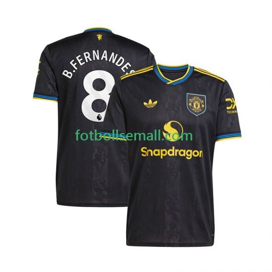 Matchtröjor Manchester United Bruno Fernandes 8 2025-2026 Kortärmad till Herr (3:e ställ)