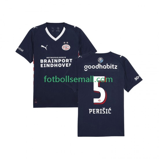 Matchtröjor PSV Eindhoven Ivan Perisic 5 2025-2026 Kortärmad till Herr (2:a ställ)