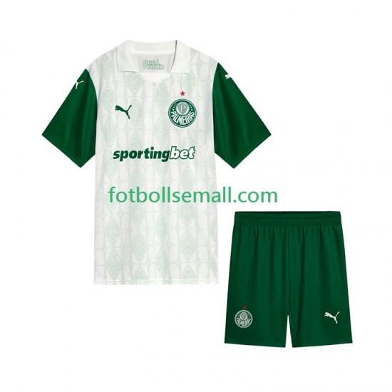 Matchtröjor Palmeiras 2025-2026 Kortärmad till Barn (2:a ställ)
