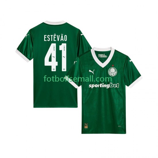 Matchtröjor Palmeiras Estevao 41 2025-2026 Kortärmad till Herr (1:a ställ)