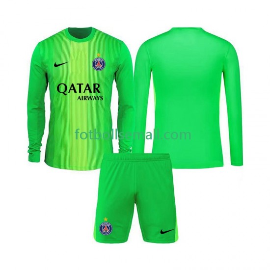 Matchtröjor Paris Saint-Germain Målvaktströja 2025-2026 Långärmad till Barn (2:a ställ)