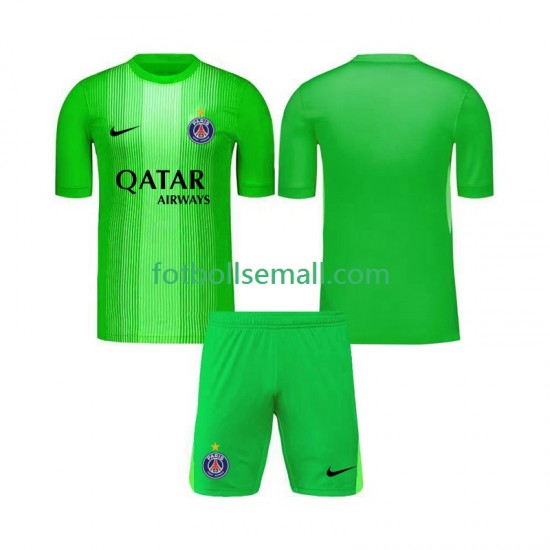 Matchtröjor Paris Saint-Germain Målvaktströja 2025-2026 Kortärmad till Barn (2:a ställ)