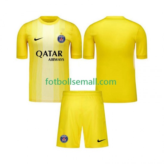 Matchtröjor Paris Saint-Germain Målvaktströja 2025-2026 Kortärmad till Barn (3:e ställ)