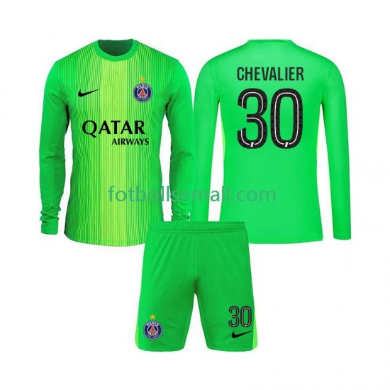 Matchtröjor Paris Saint-Germain Målvaktströja Lucas Chevalier 30 2025-2026 Långärmad till Barn (2:a ställ)