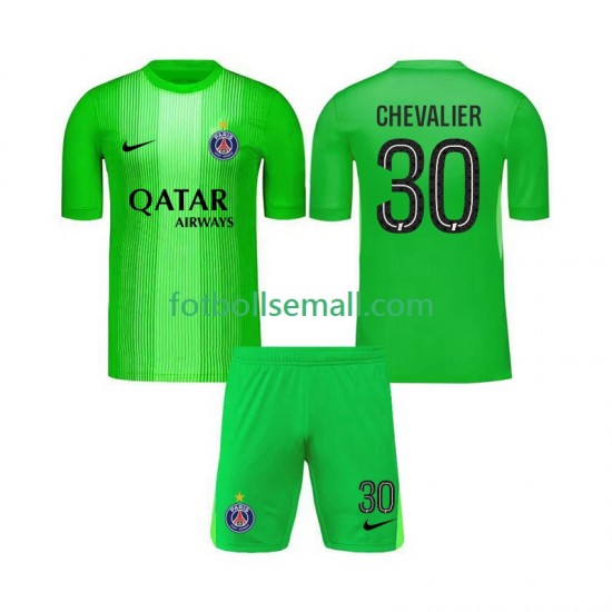 Matchtröjor Paris Saint-Germain Målvaktströja Lucas Chevalier 30 2025-2026 Kortärmad till Barn (2:a ställ)