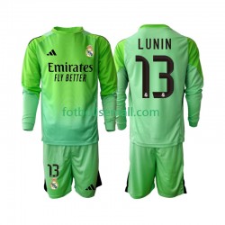 Matchtröjor Real Madrid Målvaktströja Andriy Lunin 13 2025-2026 Långärmad till Barn (2:a ställ) Matchtröjor Real Madrid Målvaktströja Andriy Lunin 13 2025-2026 Långärmad till Barn (2:a ställ)