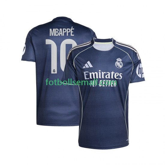 Matchtröjor Real Madrid Kylian Mbappe 10 2025-2026 Kortärmad till Herr (2:a ställ)