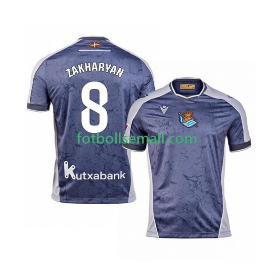 Matchtröjor Real Sociedad Arsen Zakharyan 8 2025-2026 Kortärmad till Herr (2:a ställ)